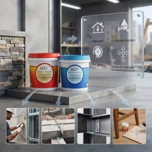 Double-Component Epoxy Adhesive High Shear Strength for Construction and Transportation Steel Aluminum Ceramic