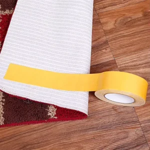 Double-Sided Removable Carpet Tape for Rugs, Hardwood, Tile, and Linoleum, No Residue