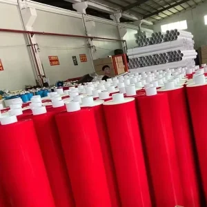 Double-Sided White Foam Tape with Red Liner, 0.5-6 mm Thickness, 20-100 m Rolls