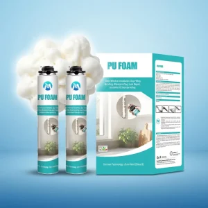 Dual-Use Polyurethane Foam Spray Filler, Soundproof, Waterproof, Flame Retardant, Gun and Straw Type