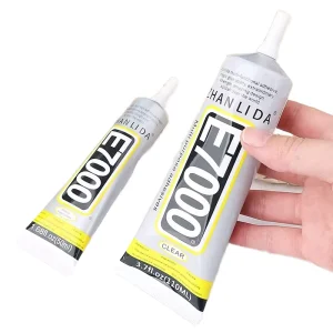 E7000 110ml and 50ml Polyurethane Clear Contact Glue Adhesive with Precision Applicator Tip