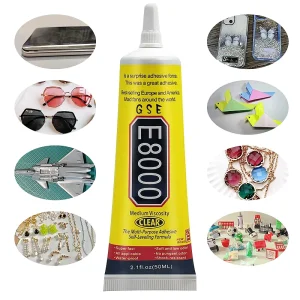 E8000 110ML Polyurethane Adhesive Screen Repair Glue for Cell Phone Back Cover Shell Instant Bonding Reactive Curing 5 10 min