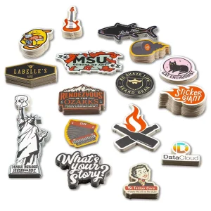Eco Friendly Adhesive Waterproof PVC Sticker Full Color Printing Kiss Cut Flat Sheet Custom Sticker