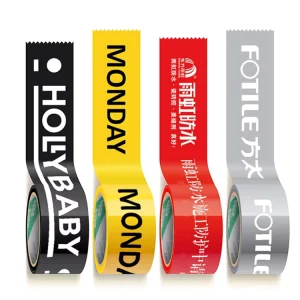 Eco Friendly Antistatic Pressure Sensitive Custom Logo Printed Carton Sealing BOPP Adhesive Tape for Shipping and Packing Boxes