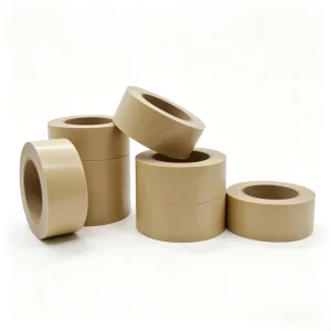 Eco Friendly Self Adhesive Brown Kraft Paper Tape Roll Durable and Versatile Adhesive Paper & Film Product for Carton Sealing