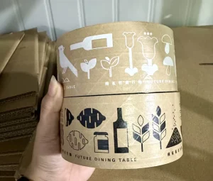 Eco Friendly Self Adhesive Kraft Paper Packing Tape for Carton Sealing & Packaging