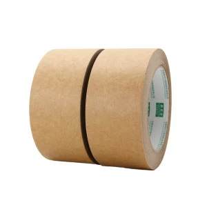 Eco-Friendly Waterproof Kraft Paper Tape for Carton Sealing, Writable, Factory Direct Supply