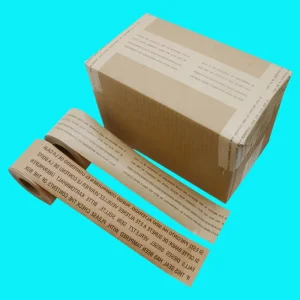 Eco friendly Biodegradable Printed LOGO Water Activated Kraft Tape