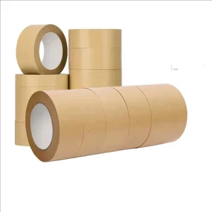 Eco friendly Heat Resistant Tear Resistant Acrylic Adhesive Kraft Paper Tape for Sealing Cardboard Boxes Reinforcing Packaging