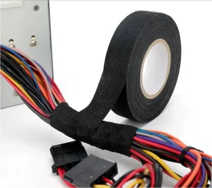 Electrical Insulating Tape Heat Resistant Harness Tape 9 15 50 80 100MM Car Cable Harness Wiring Loom Protection Tape