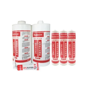 Electronic LED Silicone Adhesive RTV Glue White Electrical Silicone Sealant Single-Component for PCB 300 ml Tube ROHS
