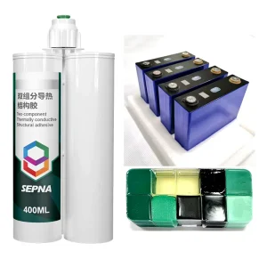 Environmentally Friendly Thermally Conductive Polyurethane Double-Component Structural Adhesive, 6-Month Shelf Life
