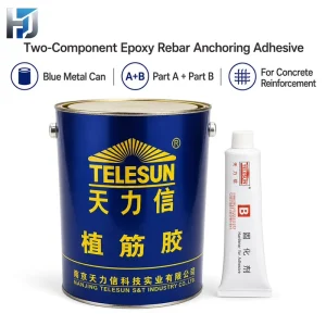 Epoxy Rebar Adhesive for Construction Projects Two Part Anchoring Glue for Steel Bars and Concrete Structures