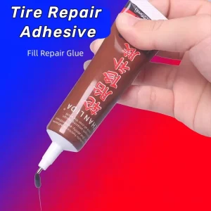 Epoxy Tyre Repair Glue for Rubber Sports Balls and Construction Use Black