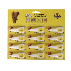 Ethyl Cyanoacrylate 502 Super Glue Factory Bulk Supply for Wood and Metal Repair