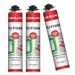 Expanding Polyurethane PU Mounting Foam for Window & Door Installation Expanding Spray Foam for Construction