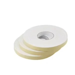Factory 1mm Thickness Custom-Size Round Hot-Melt Waterproof Rubber EVA Foam Weatherstripping Tape
