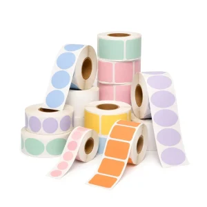 Factory Custom Label Roll Self Adhesive Sticker Labels for Product Packaging
