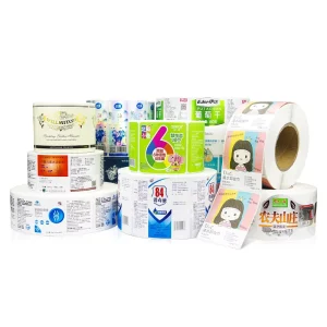 Factory Custom UV Waterproof Self Adhesive CMYK Color Thank You Business Vinyl Sticker Custom Shapes Food Labels Packaging