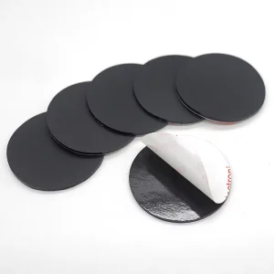 Factory Die cut Silicone Black Anti slip Noise Reducing Silicone Feet Self adhesive Furniture Silicone Anti slip Protection Pad