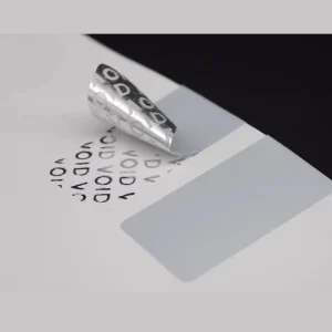 Factory Direct Custom Void 3D Hologram Security Labels Oil Proof Waterproof UV Resistant PP Material Self Adhesive