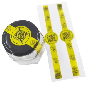 Factory Direct Supply Custom Waterproof Adhesive Honey Jar Labels