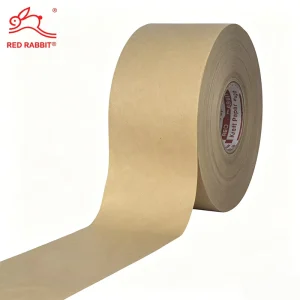 Factory Direct Water Activated Kraft Paper Tape Reinforced Eco Friendly Packing Tape Custom Logo