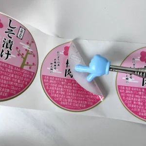 Factory Printed Chemical-Resistant Waterproof Vinyl Roll Labels with Glossy Finish