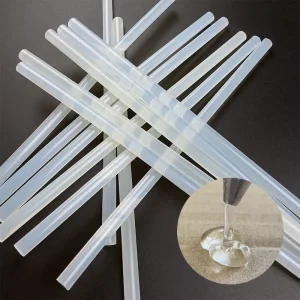 Factory Supply Bag Packed Semi Transparent Hot Melt Glue Stick with Printed Header