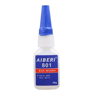 Factory Transparent High Strength Low-Whitening 801 Instant Adhesive for Leather Metal and Woodworking