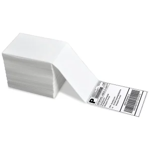 Fanfold 100×150 Thermal Adhesive Paper Sticker 500 PCS Stack 4*6 Waybill Sticker Thermal Label Printer Printer Label