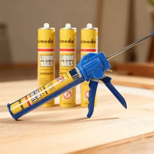 Fast-Bonding Waterproof Liquid Nails Adhesive for Wood Tile Marble Mirrors and Wall Panels