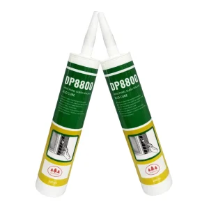 Fast Cure White Clear Weather Resistant Window Door Bathroom Outdoor Acidic Silicone Sealant DP8800