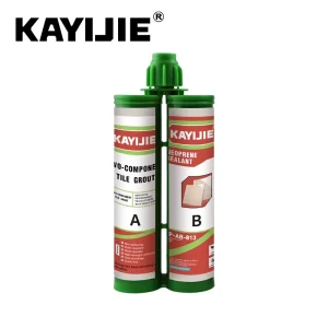 Fast-Curing Two-Component Epoxy Adhesive Resin AB Glue for Wall and Floor Grouting, Anti-Mold and Cleaning-Resistant