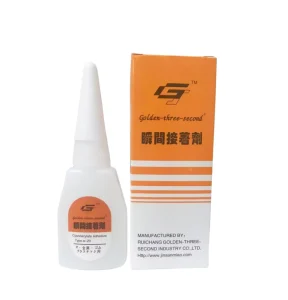 Fast-Drying Cyanoacrylate Instant Adhesive Liquid 502 Super Glue for Wood Metal Rubber and Plastic Repair