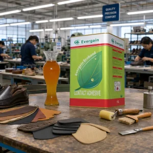 Fast-Drying Yellow Neoprene Contact Cement, 10-15 Minute Tack Time, for Woodworking, Construction, Packing, and HPL