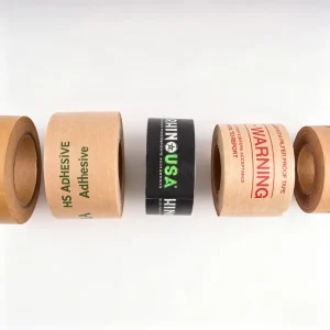 Fast Shipping Reinforced Easy Peel No Residue Free Sample Custom Printable Biodegradable E commerce Carton Sealing Tape Roll