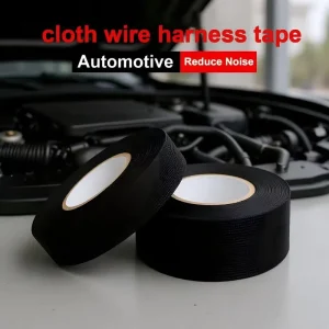 Flame Retardant Single-Sided Water Activated Pressure-Sensitive Automotive Wire Harness Tape Acrylic Hot Melt 19mm Cloth