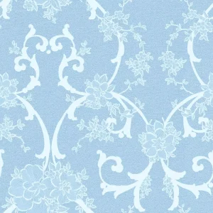 Floral Embossed Self-Adhesive Peel-and-Stick Wallpaper for Bedroom and Home Office