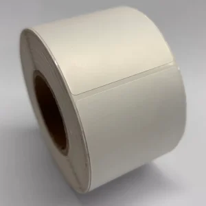 Food Grade 50x70mm Direct Thermal Adhesive Labels Waterproof Durable Oilproof Matte Vinyl Coated Cookie Packaging