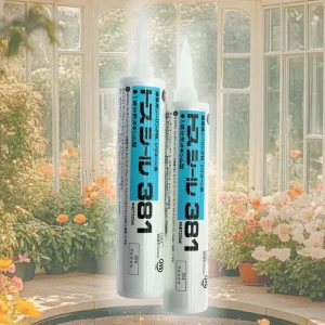For Tosseal 381 High Modulus Neutral Silicone Rubber Sealant Clear 333ml for Construction Concrete Glass Weatherproof