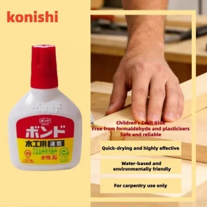 Formaldehyde-Free Japanese-Made Woodworking Quick-Drying Water-Based Adhesive Compliant with JIS