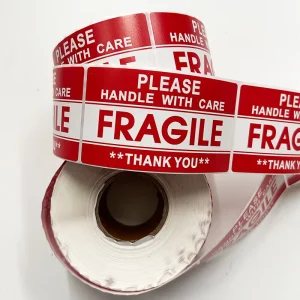 Fragile Label Self-Adhesive Tape Warning Label Ready Stock Handle with Care