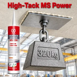 Free Sample Fast Curing Wall Asmbelly MS Nail Free Adhesive Ms Polymer Adhesive High Tack Construction Adhesive