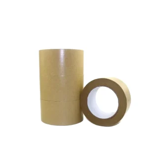 Free Sample Single Sided Brown Paper Carton Sealing Tape Water Activated Gummed Kraft Print Pressure Sensitive for Packing Cartons