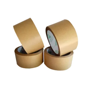Free Sample Super Sticky Pressure Sensitive Waterproof Self Adhesive Brown Kraft Paper Carton Sealing Tape