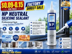 Free Samples Transparent Adhesive Easy Seal General Sealant GP Waterproof Silicone Sealant Fast Curing