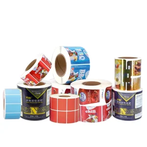 Fruit Food Labels Self-Adhesive Catering and Bottled Fruit Juice Labels