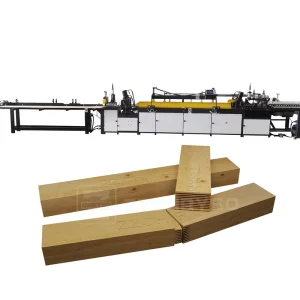 Fully Automatic Solid Wood Finger Joining Boards Wood Veneer Finger Joint Machine