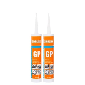 China Manufacturer Factory Building Acetoxy Caulking Sealant GP White Adhesive Silicone Sealant